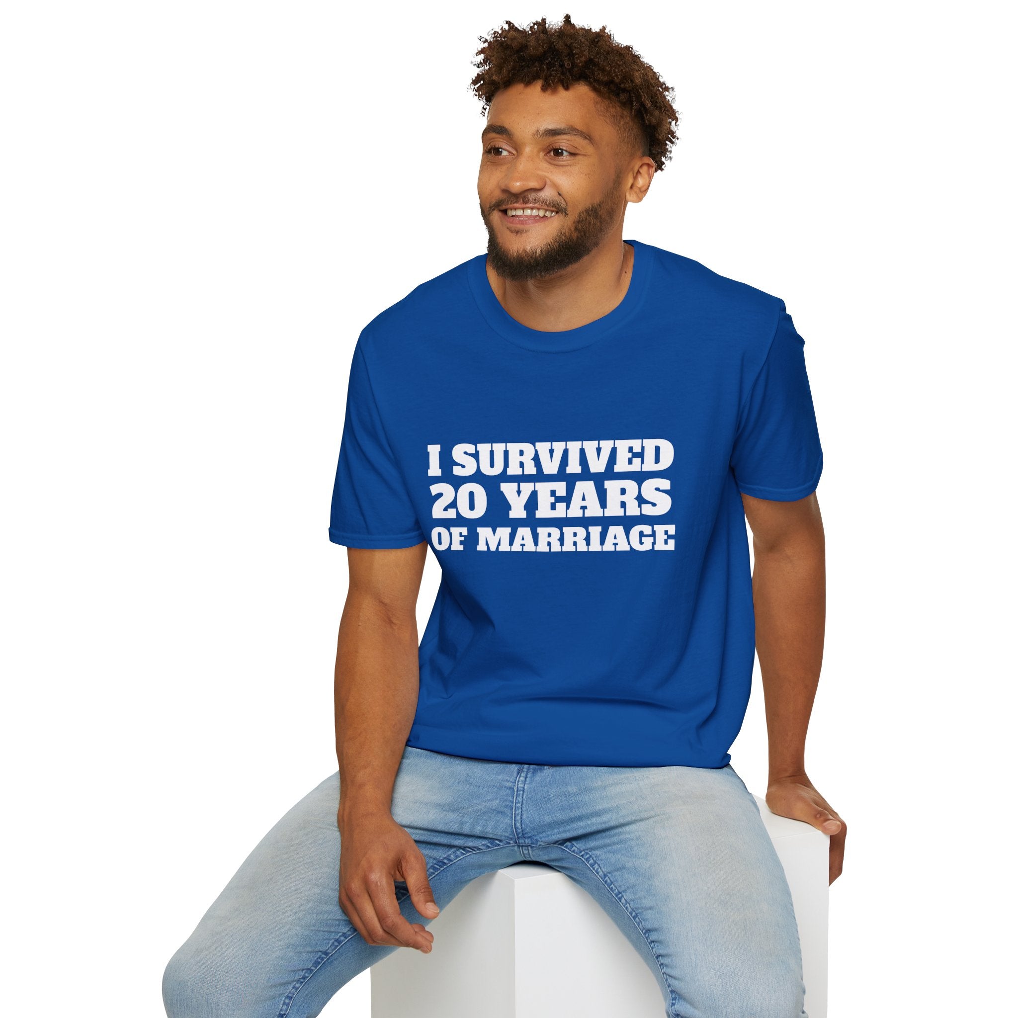 T-Shirt — "I Survived 20 Years of Marriage" Anniversary Tee