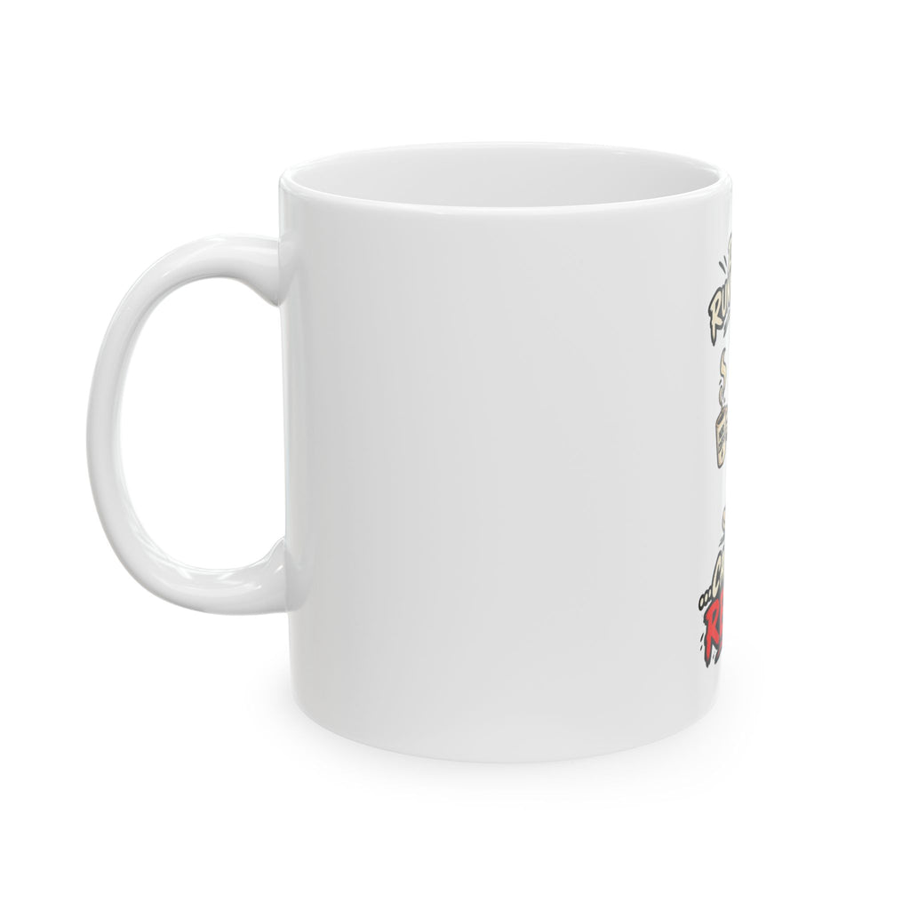 I Am Running On... Caffeine & Regret Ceramic Coffee Mug (11oz, 15oz)