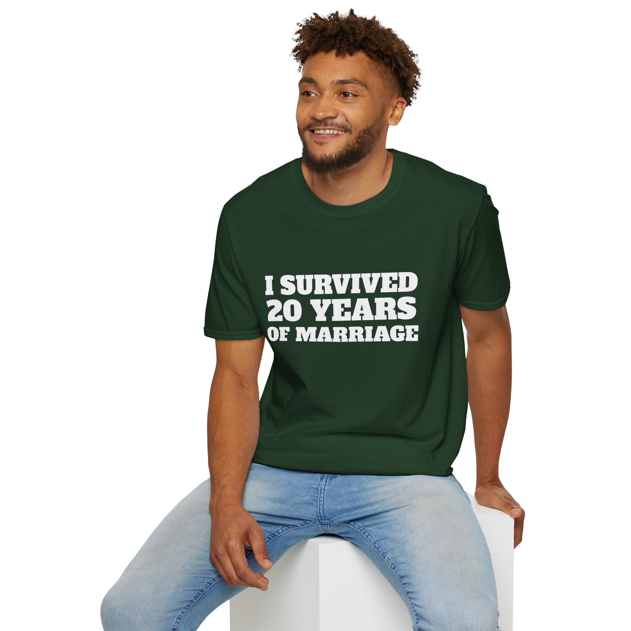 T-Shirt — "I Survived 20 Years of Marriage" Anniversary Tee